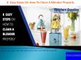 6  Easy Steps On How To Clean A Blender Properly PowerPoint PPT Presentation