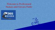 Professional Packers and Movers Perth, Australia