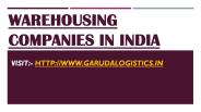 Warehousing Companies in India| Garuda Logistics
