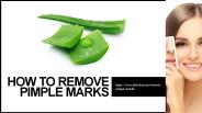 How to Remove Pimple Marks