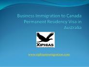 business immigration to canada
