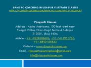 Bank PO Coaching in Udaipur Vijaypath Classes