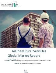 Architectural Services Global Market Report 2018