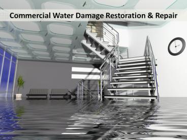 Commercial Water Damage Restoration & Repair Raleigh NC
