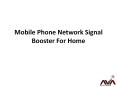 Mobile Phone Network Booster PowerPoint PPT Presentation