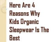Kids Organic Sleepwear - Most Comfortable Wear for Your Kids