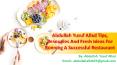 @Abdullah Yusuf Allad Tips, Resources And Fresh Ideas For Running A Successful Restaurant PowerPoint PPT Presentation
