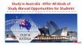 Study in Australia - Offer All Kinds of Study Abroad Opportunities for Students PowerPoint PPT Presentation