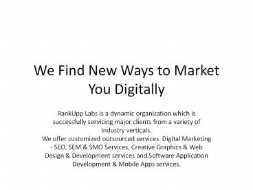 Top DigitalMarketing Agency