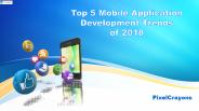 Top 5 Mobile Application Development Trends of 2018
