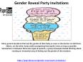 Gender Reveal Party Invitations PowerPoint PPT Presentation