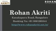 Rohan Akriti New Launch Apartment Hennur Road