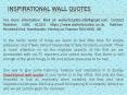 Inspirational wall quotes PowerPoint PPT Presentation