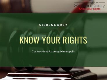 Accident Attorney Minneapolis Mn | Minnesota Car Accident Lawyer