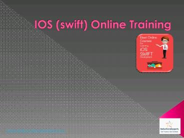 ios (Swift) online training