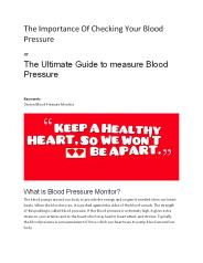 Omron Blood Pressure Monitor