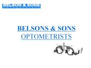 BELSONS & SONS OPTOMETRISTS
