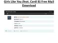 Girls Like You Free Mp3 Download PowerPoint PPT Presentation