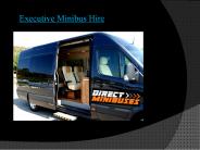 Executive minibus hire