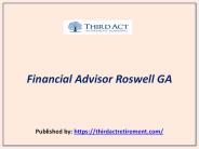 Third Act Retirement Planning