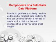 Full Stack Online Training and Components