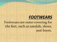 Footwears PowerPoint PPT Presentation