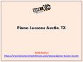 Piano Lessons Austin, TX PowerPoint PPT Presentation