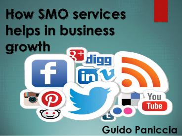 Guido Paniccia Social Media Optimization (SMO) Company in Canada