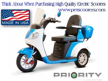 Think About When Purchasing High Quality Electric Scooters