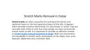 Stretch Marks Removal in Dubai