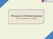 Turnkey Project Solutions Redefined By Pritiinternational