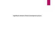 Significant element of brain development process