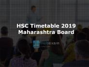 Maharashtra HSC Timetable 2019