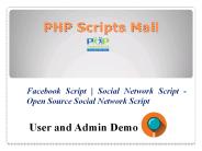 Open Source Social Network Script