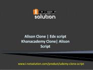 Alison Clone | Edx script