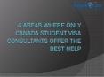 4 Areas Where Only Canada Student Visa Consultants Offer the Best Help PowerPoint PPT Presentation