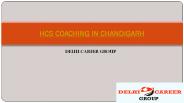 HCS COACHING IN CHANDIGARH
