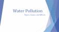 Water Pollution PowerPoint PPT Presentation