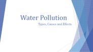 Water Pollution