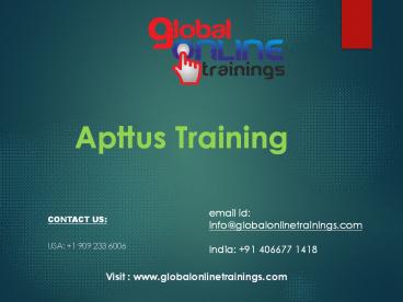 Apttus Training | Best Apttus CPQ Online Training - GOT