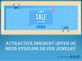 Summer sale: Attractive discount offer on Mens sterling silver Jewelry