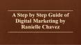 A Step by Step Guide of Digital Marketing by Ranielle Chavez PowerPoint PPT Presentation
