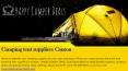 Camping tent suppliers Canton PowerPoint PPT Presentation