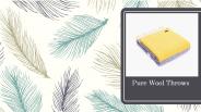 Pure Wool Throws with Different Styles