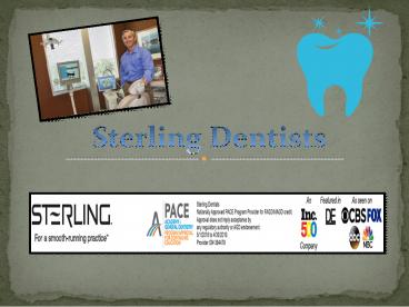 Advanced Dental Practice Management System | Sterling Dentists
