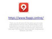 9Apps - One Stop Destination for Entertainment Apps
