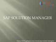 SAP Solution Manager Online Training (1)