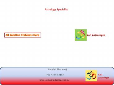 Om Kali Astrologer -Health Problems