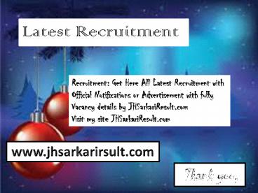 Latest Recruitment (4)
