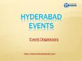 Hyderabad Events | Event planners & Organizers in Hyderabad PowerPoint PPT Presentation